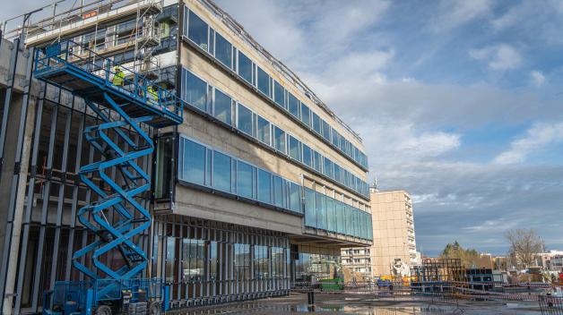 Our new campus now has all the floors